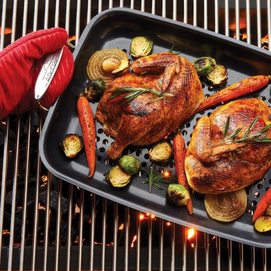 All-Clad 11-inch x 15-Inch Outdoor Grill Nonstick Roaster I