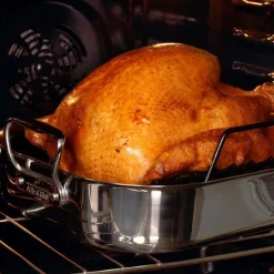All-Clad Large Stainless Steel Roaster Pan with Rack |