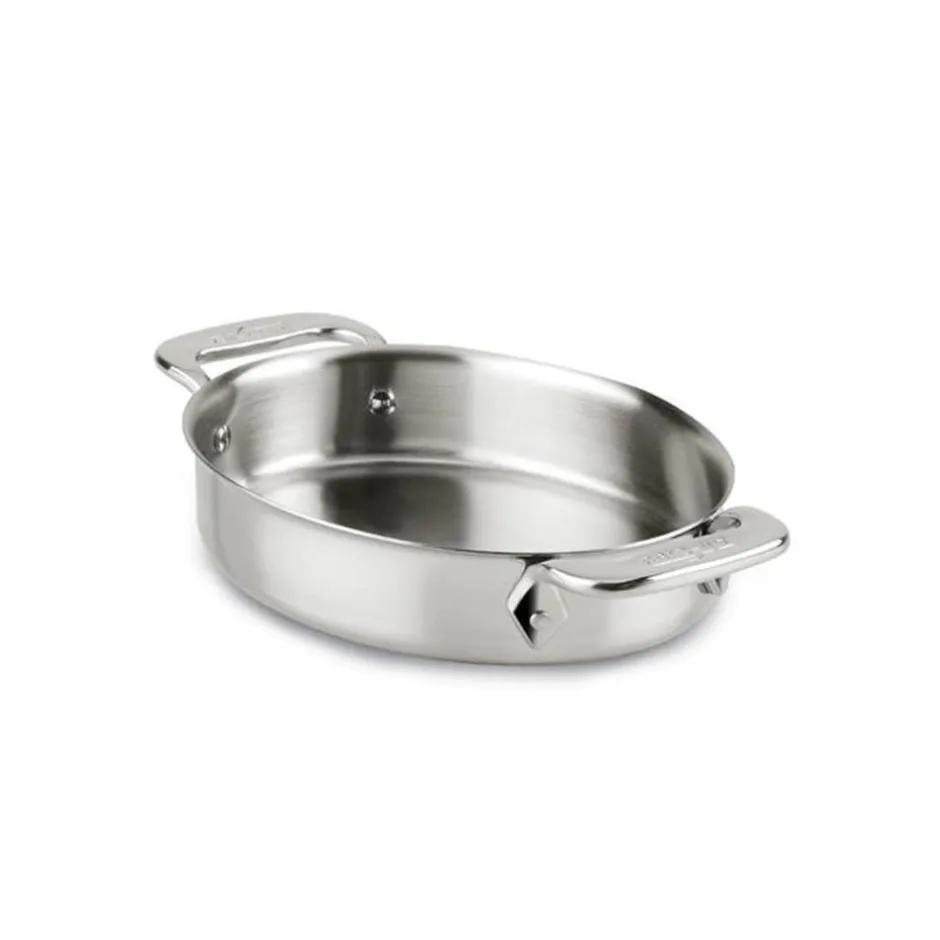 All-Clad Mini Oval Bakers Set / Elegant Stainless Steel Serveware