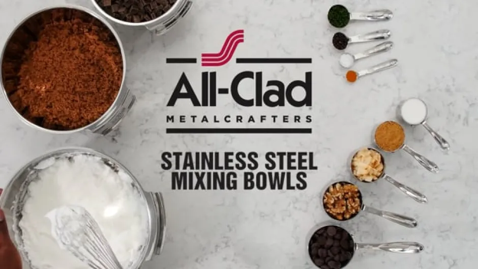 All-Clad Mixing Bowls | Stainless Steel Mixing Bowls Set |