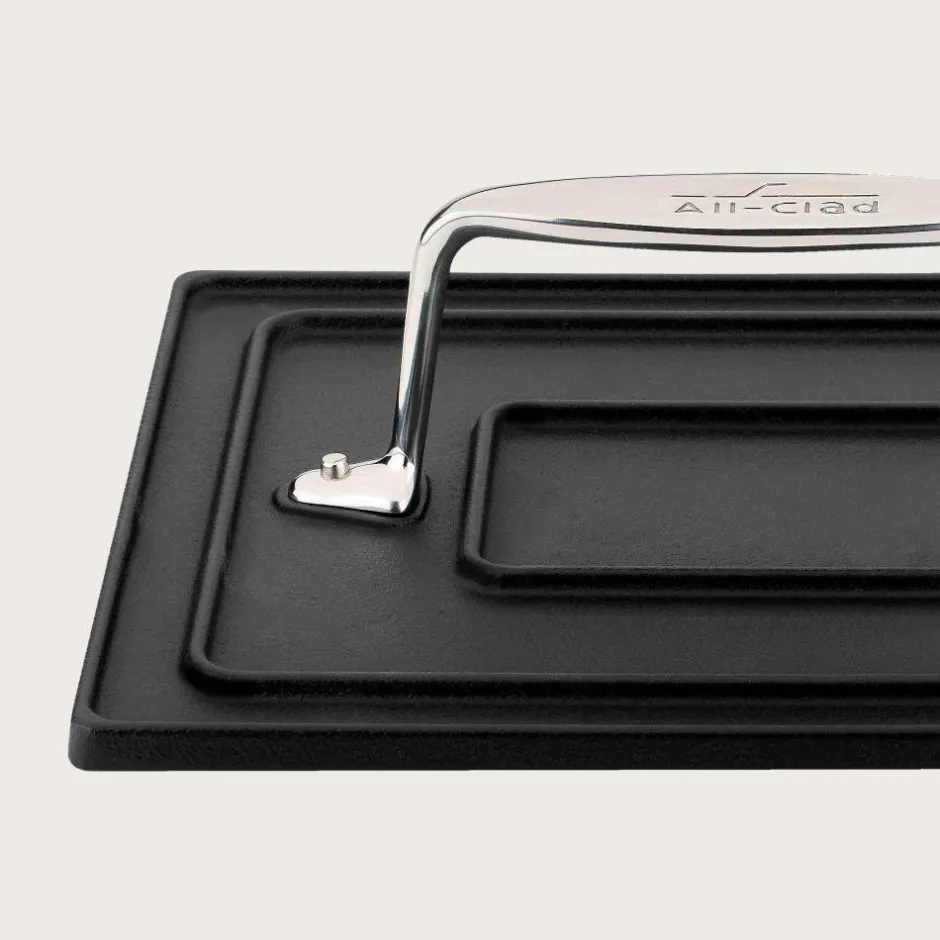 All-Clad Outdoor Accessories, Cast Iron Grill Press, 10 inch