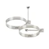 All-Clad Outdoor Accessories, Stainless Steel 4 inch Egg Ring Set, 2 Piece