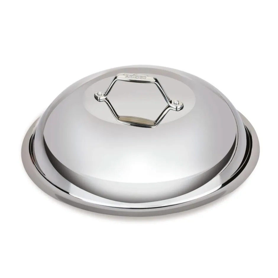 All-Clad Outdoor Accessories, Stainless Steel Domed Melting Lid, 12.5 inch