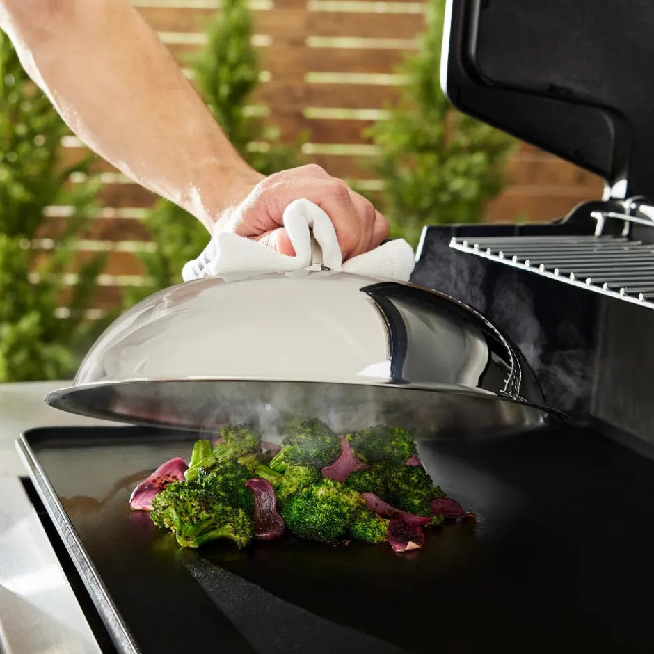 All-Clad Outdoor Accessories, Stainless Steel Domed Melting Lid, 12.5 inch