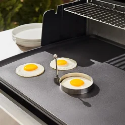 All-Clad Outdoor Accessories, Stainless Steel 4 inch Egg Ring Set, 2 Piece