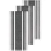All-Clad 3-Pack Black Dual Kitchen Towel Set / Absorbent, Durable, and Kitchen-Ready