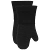 All-Clad 2-Pack Black Oven Mitt Set / Ultimate Heat Protection with
