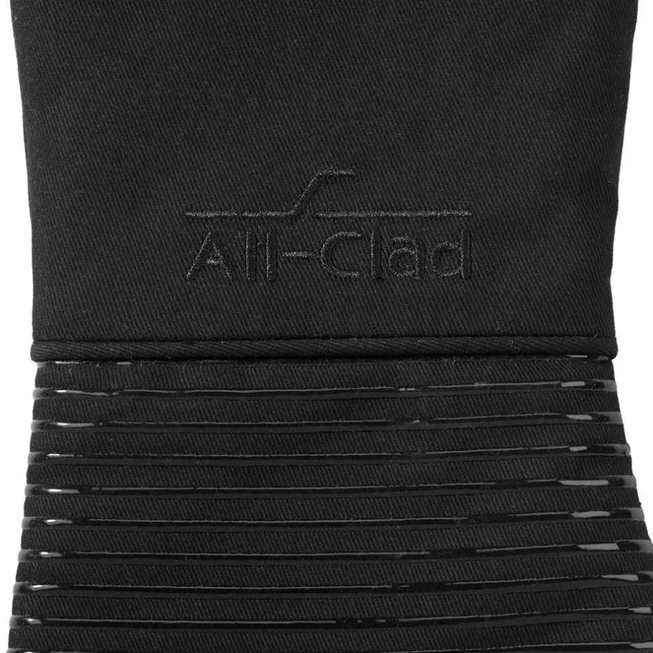 All-Clad 2-Pack Black Oven Mitt Set / Ultimate Heat Protection with
