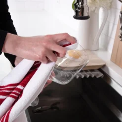 All-Clad 3-Pack Chilli Red Dual Kitchen Towel Set / Pop of Colour with Maximum Absorbency