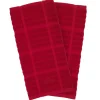 All-Clad 2-Pack Chilli Red Kitchen Towel Set / Stylish, High-Quality Kitchen Towels