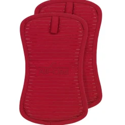 All-Clad 2-Pack Chilli Red Potholder Set / Colourful, Heat-Safe Kitchen Must-Have