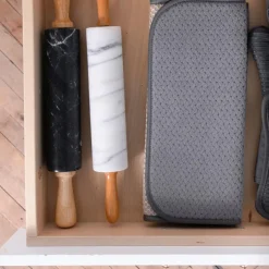 All-Clad 2-Pack Pewter Grey Drying Mat Set / Modern Look and Superior Drying Performance
