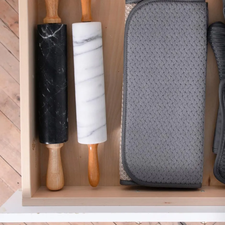 All-Clad 2-Pack Pewter Grey Drying Mat Set / Modern Look and Superior Drying Performance