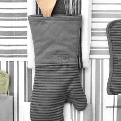 All-Clad 2-Pack Pewter Grey Oven Mitt Set / Classic Elegance Meets Heat Protection