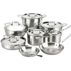 All-Clad 14-Piece BD5 Stainless Steel Cookware Set I