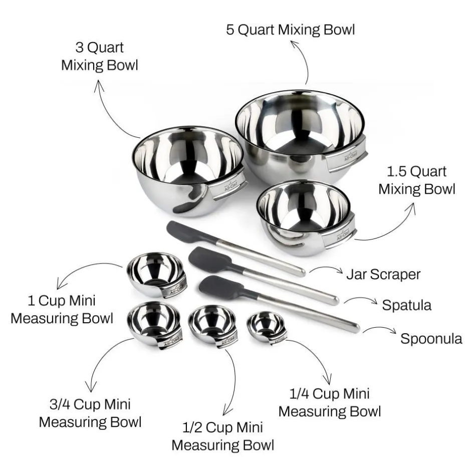 All-Clad 10- Piece Cooking & Baking Prep Set |