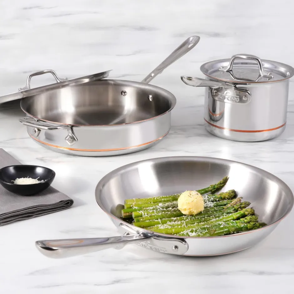 All-Clad 5-Piece Copper Core Cookware Set / Premium Cooking Experience