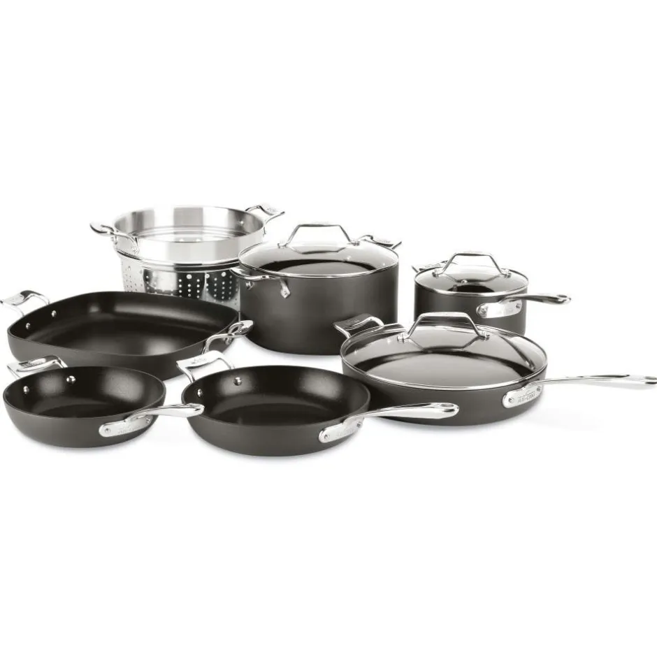 All-Clad 10-Piece Essentials Nonstick Cookware Set I