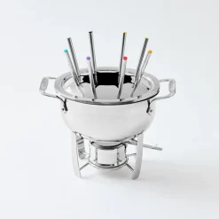All-Clad 12-Piece Fondue Set, Stainless Steel Fondue Pot I
