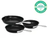 All-Clad 3-Piece Nonstick Cookware Set / Compact Cooking by NS Pro