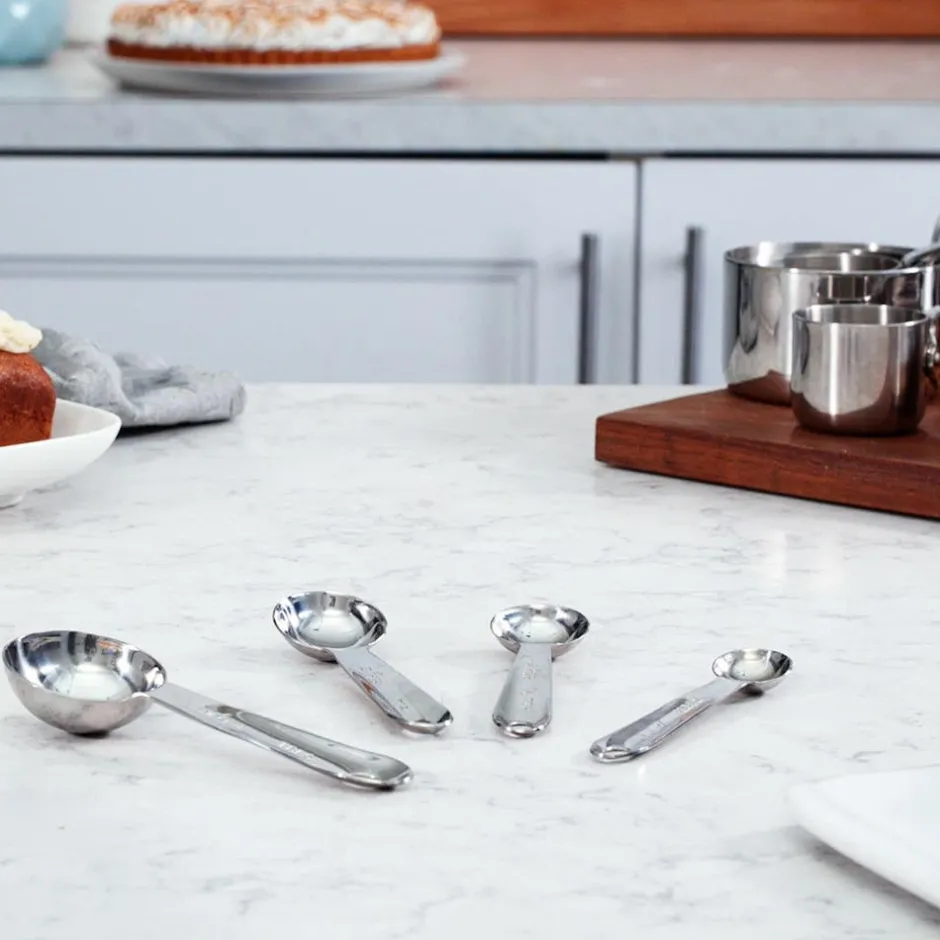 All-Clad 4-Piece Stainless Steel Measuring Spoon Set I