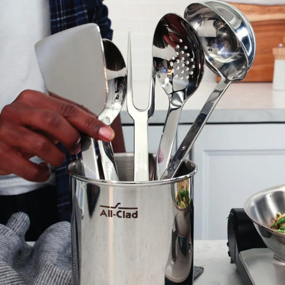 All-Clad Precision Stainless Steel Tools Set; 5 piece