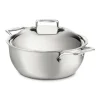 All-Clad 5.5-Quart BD5 Stainless Steel Dutch Oven I