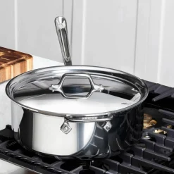 All-Clad 6-Quart D3 Stainless Steel Deep Saute Pan I