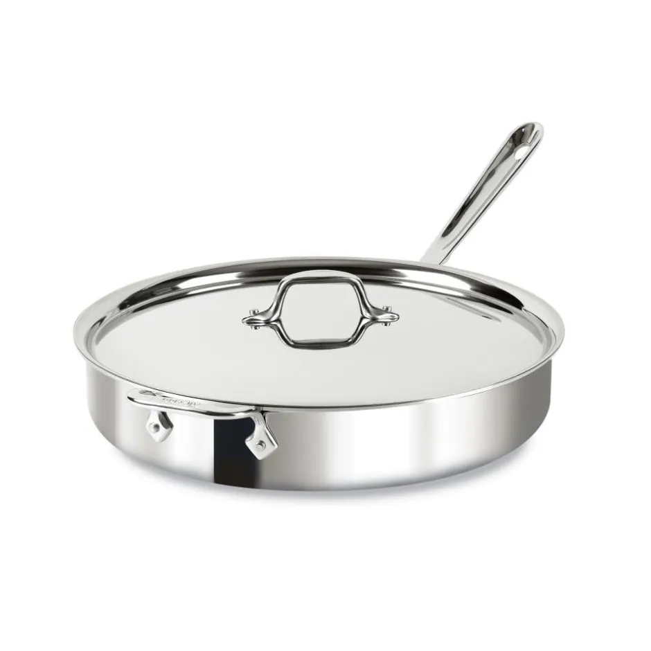 All-Clad 6-Quart D3 Stainless Steel Saute Pan I