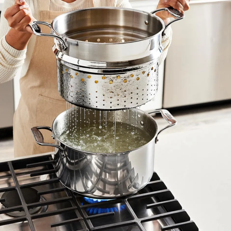 All-Clad 8-Quart Multipot with Insert / Cook More, Strain Less