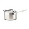 All-Clad 4-Quart Sauce Pan with Lid / D5 Brushed Stainless Cookware