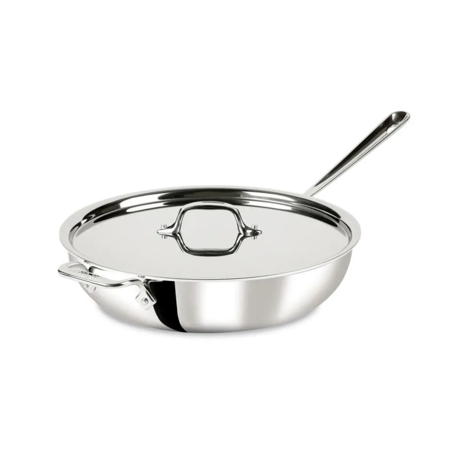 All-Clad 4 Quart Stainless Steel Weeknight Pan I