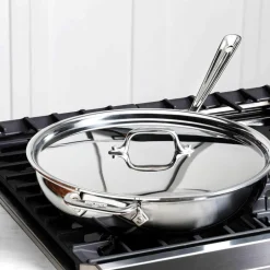 All-Clad 4 Quart Stainless Steel Weeknight Pan I