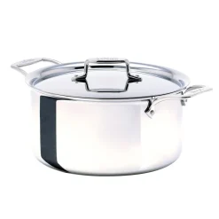 All-Clad 8-Quart Stockpot with Lid / D5 Polished Stainless Cooking Excellence