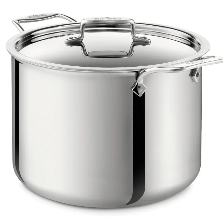 All-Clad 12-Quart Stockpot with Lid / D5 Polished Stainless Steel Perfection