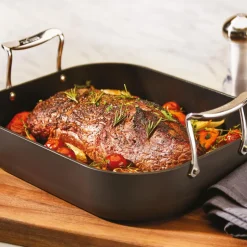 All-Clad Small Roaster with Rack / Essentials Nonstick for Perfect Roasts