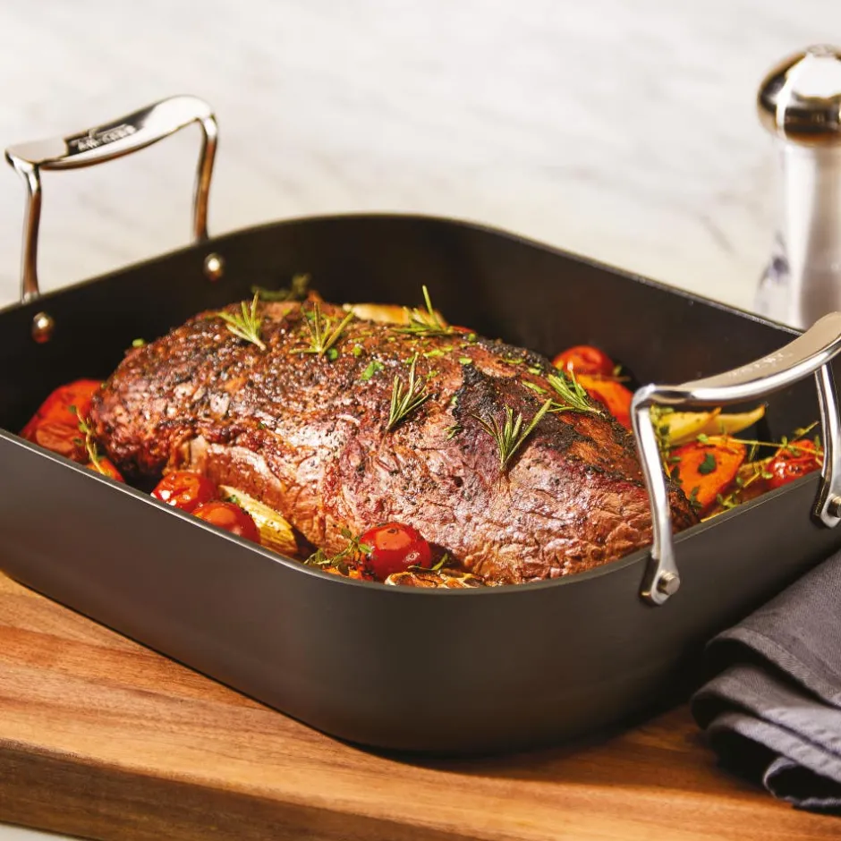 All-Clad Small Roaster with Rack / Essentials Nonstick for Perfect Roasts