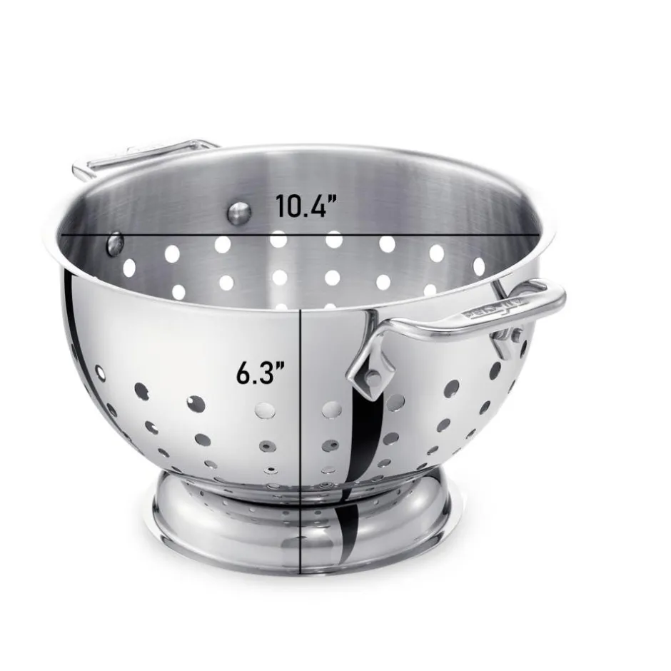 All-Clad Stainless Steel Colander, 5 Quart, Large Colander I