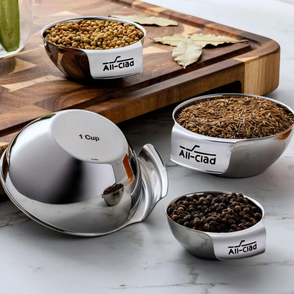 All-Clad Stainless Steel Mini Measuring Bowl Set - 4 Piece |