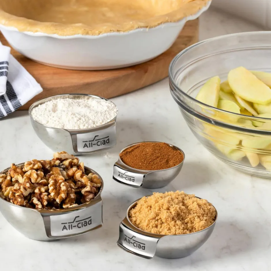 All-Clad Stainless Steel Mini Measuring Bowl Set - 4 Piece |