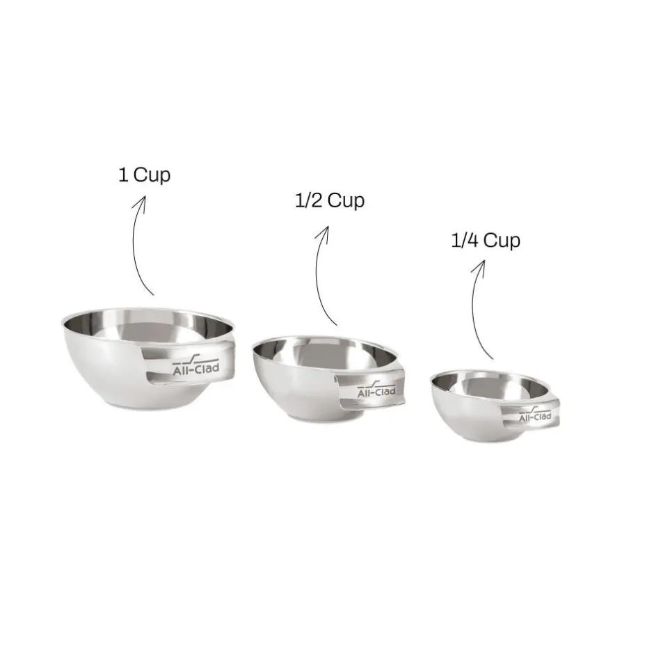 All-Clad Stainless Steel Mini Measuring Bowl Set - 3 Piece |