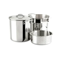 All-Clad Stainless Steel Multi-Pot With Steamer Insert, 12 Qt |
