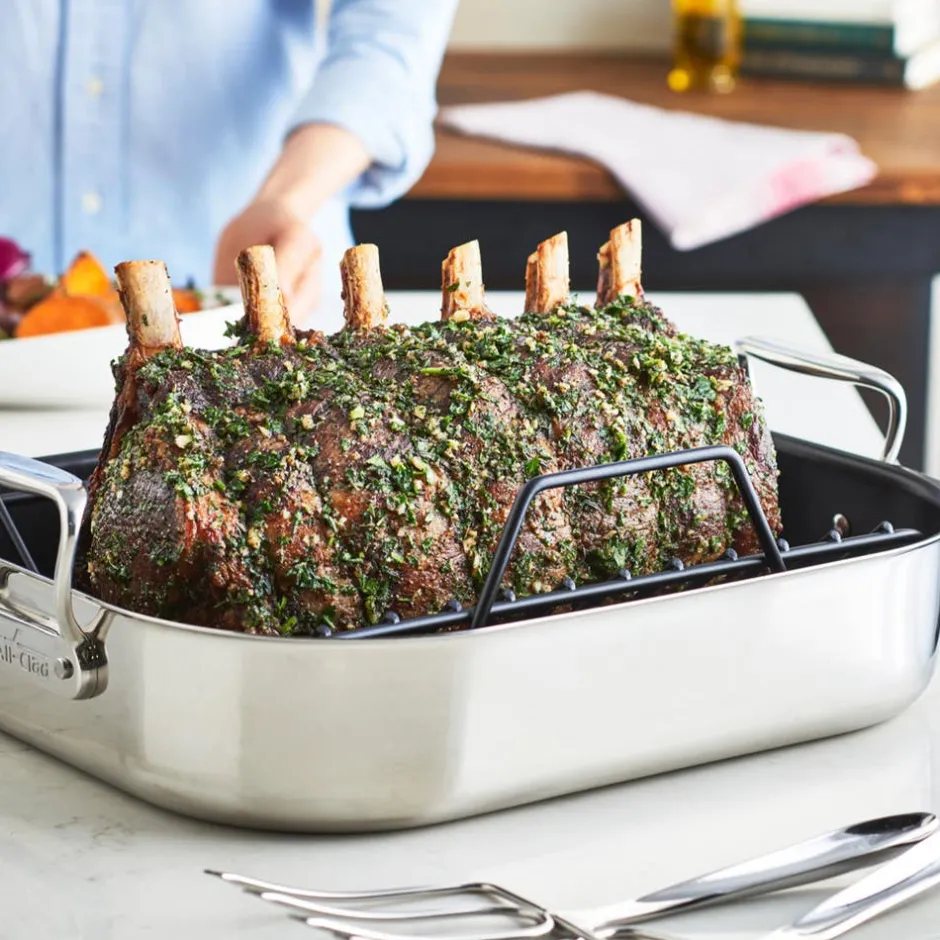 All-Clad Stainless Steel Roaster Rack, Gourmet Accessories |