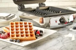 All-Clad Stainless Steel Waffle Maker with Removable Plates |