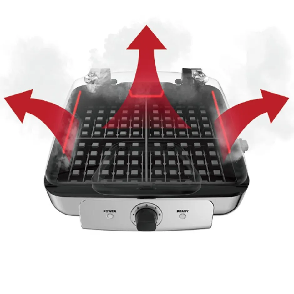 All-Clad Stainless Steel Waffle Maker with Removable Plates |