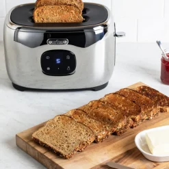 All-Clad Touchscreen 2 Slice Toaster; Stainless Steel; 7 Browning Levels