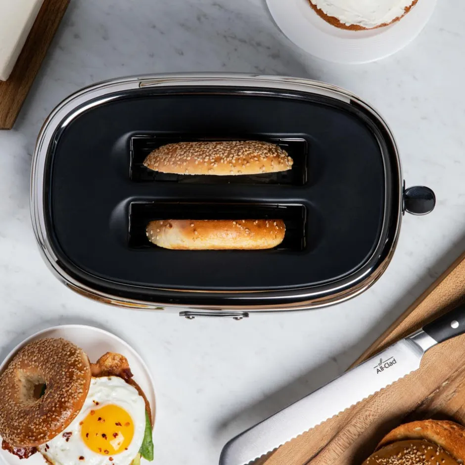 All-Clad Touchscreen 2 Slice Toaster; Stainless Steel; 7 Browning Levels